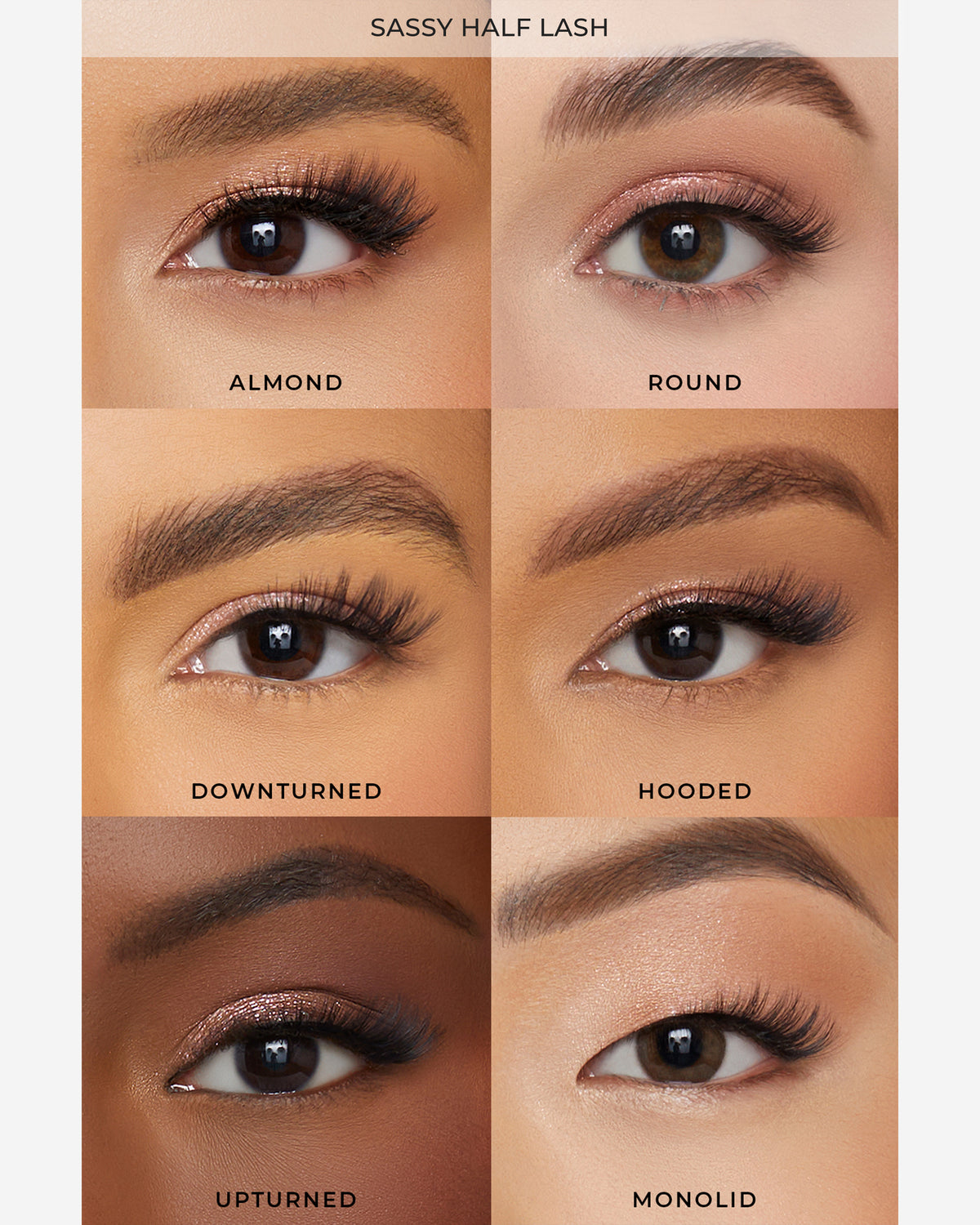 Lilly Lashes | Custom'Eyes Lash Kit | Sassy Eye Crop Grid