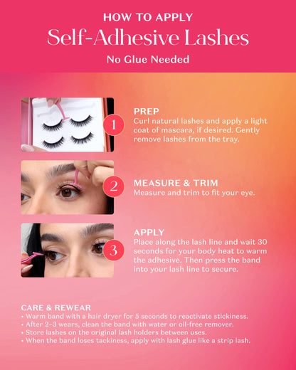 Blushing Self-Adhesive Lash Kit