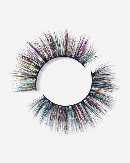 Lilly Lashes | Faux Mink Tinsel Lashes | Feelin' Festive | Lash Round