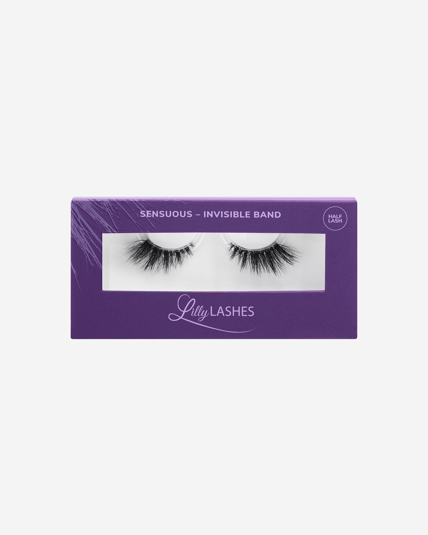 Lilly Lashes | Sheer Band | Sensuous | Front of Box