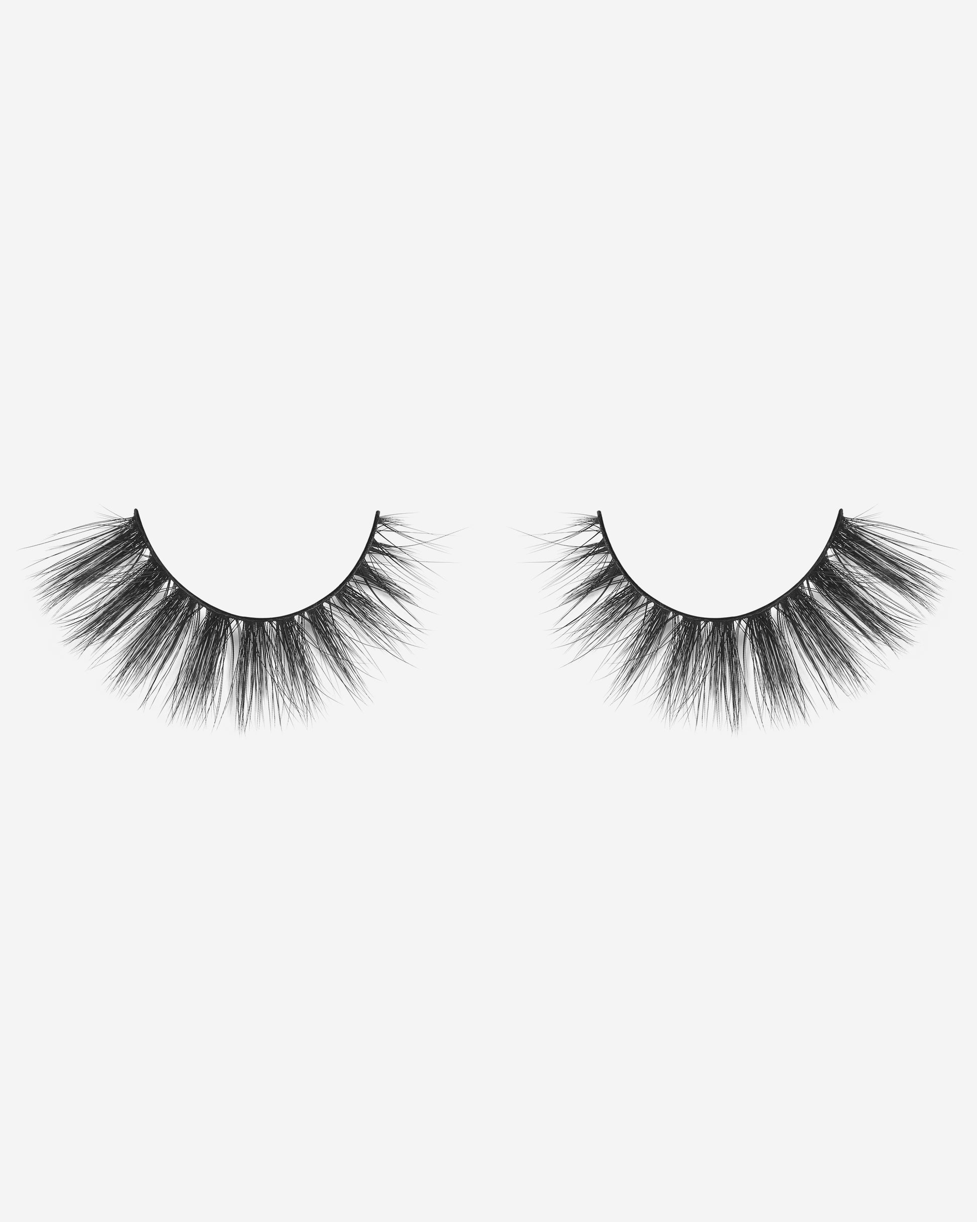 Lilly Lashes | 3D Faux Mink | Doha False Lash | Side by Side View