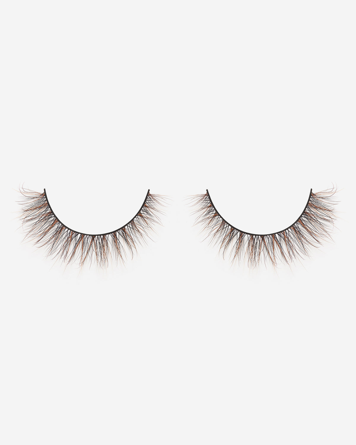 Lilly Lashes | Brown Blended | Naked | Side by Side