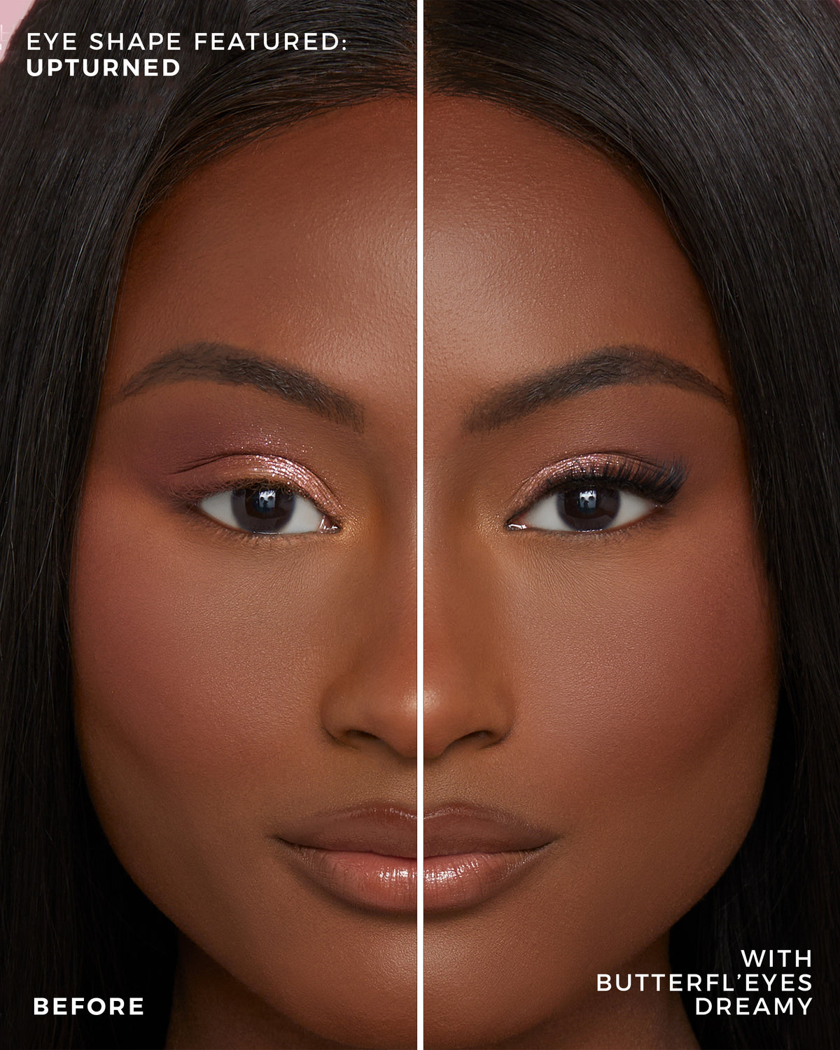 Lilly Lashes | Faux Mink Half Lashes | Dreamy Half Lash | Upturned Eye Crop