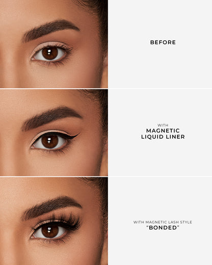 Lilly Lashes | Click Magnetic | Bonded | Before and After