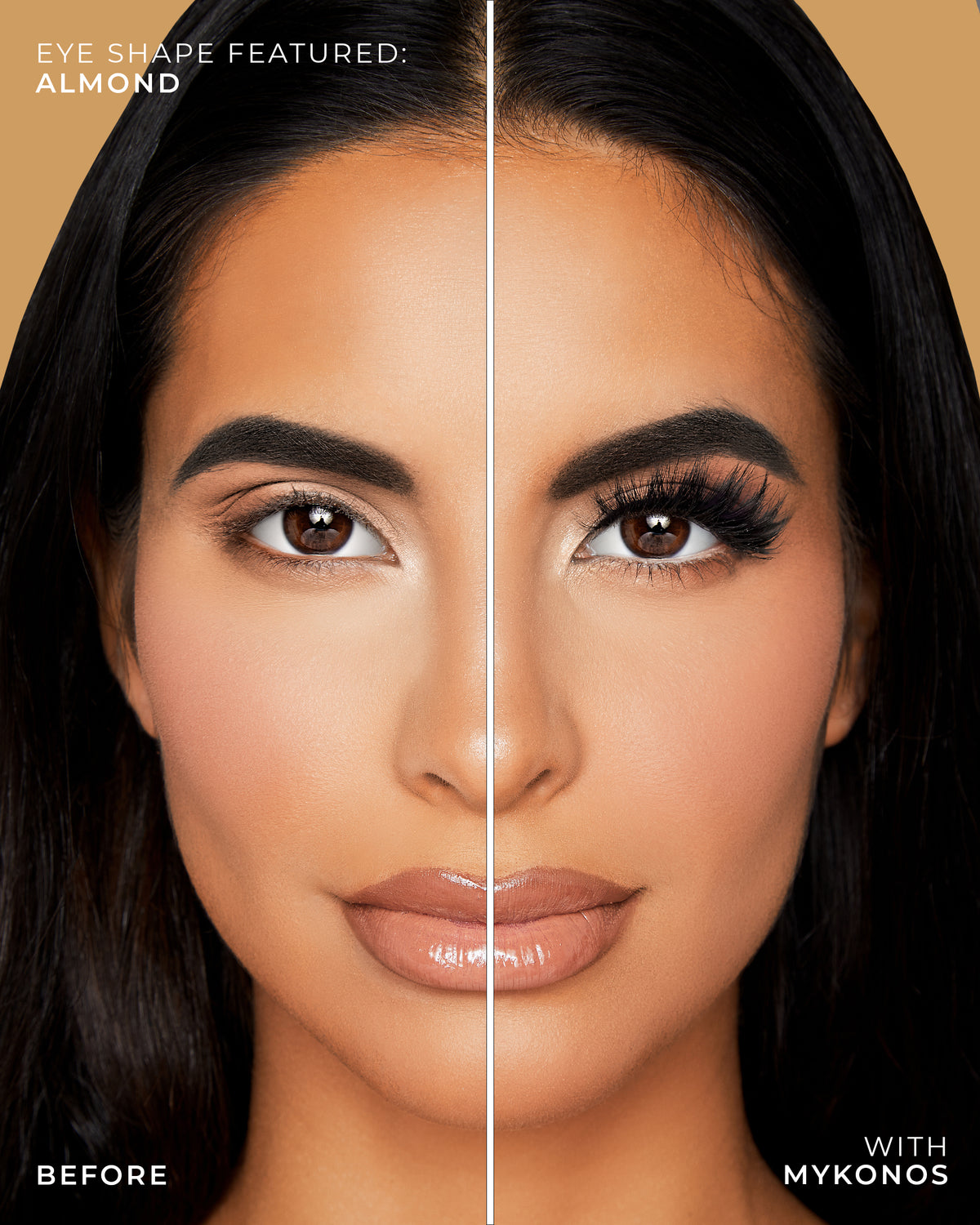 Lilly Lashes | Click Magnetic | Mykonos | Almond Eye Crop