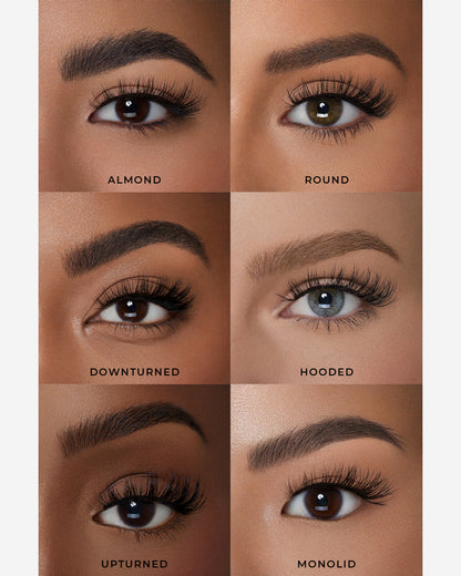 Lilly Lashes | Lite Faux Mink | Mykonos False Lash | Eye Crops for Different Eye Shapes